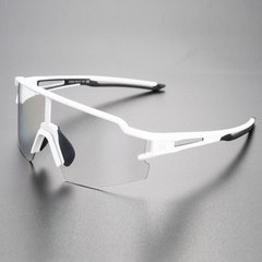 Велосипедні окуляри Rockbros фотохромні 10172 білі купити