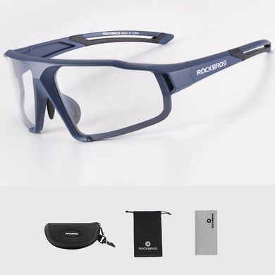 Велосипедні окуляри Rockbros RB-SP216 фотохромні сині купити