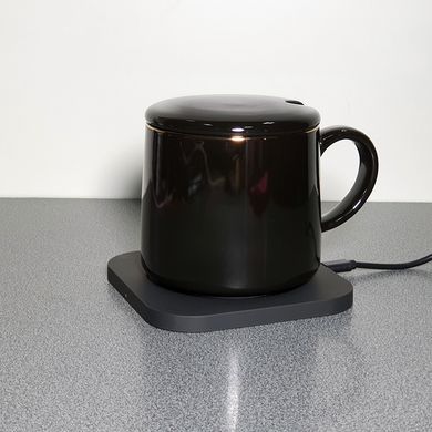 Чашка з підігрівом і бездротовою зарядкою HOT SMART чорна 300 мл купити